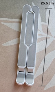 Plastic Portable Foldable Laptop Stand Adjustable Tablet Desk Accelerate便攜摺叠式手提電腦支架/筆電散熱增高架 (25.5cm)
