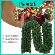 Richly Detailed Artificial Pine Spruce Christmas Garland Wreath For 2.7m Home Decor