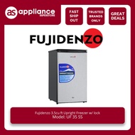 Fujidenzo 3.5cu ft Upright Freezer w/ lock UF 35 SS