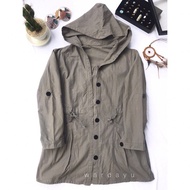 STILLREADY Hoodie Jumper Parka outer Army Mocca jacket Vintage classic retro mods vespa
