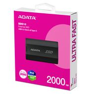 ADATA SD810 External SSD Solid State Drive 4TB USB 3.2 Gen2 x2 IP68 Rating Type-C Cable