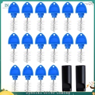 【bairddoro】Beer Tap Plug Brush 18 Pack for Draft Beer Faucet Cap Plugs Cleaning Tap Rubber Stopper P