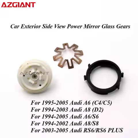For Audi A6 C4/C5 A8 D2 A6/S6 A8/S8 RS6/RS6 PLUS Car Exterior Side View Power Mirror Glass Gears Act