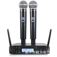Direct Supply AMI UHF GLXD4 FM Wireless Microphone One for Two Wireless Microphone Pair Frequency Mi