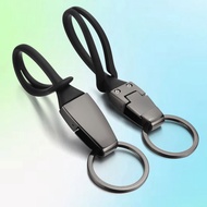 Denmark Menu Black Titanium Car Keychain Creative Keychain Essence 1st Generation 2nd Generation Men