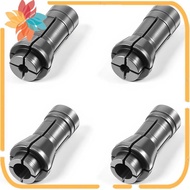 4 Pack 1/4" to 1/8" Die Grinder Collet Adapter 1.06 X 0.53 Inch 3mm, 6mm(Silver) Attachments Accesso