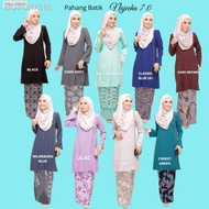 【NEW stock】▧By Melia Design Batik Viral Baju Kurung Pesak Pahang Plain Murah Kurung Cikgu Najeeha Ready Stok
