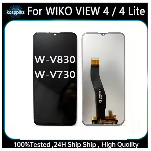 For WIKO VIEW 4 W-V830 LCD Touch Screen Assembly Cell Phone Replacement 6.52"For View 4 Lite W-V730 