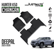 JUSTMATE CHANGAN พรมปูพื้นรถยนต์ DEEPAL HUNTER K50 2025 - 2028