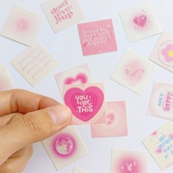 { Wilobi } Seal Stickers Contents 100 PCS | Freebies stickers | Cute aesthetic sticker Seal Packing 