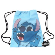 Stitch Mesh Bag Lilo and Stitch Drawstring Bag/