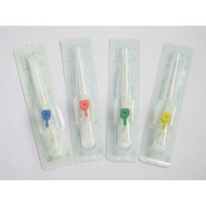 IV CANNULA WITH INJECTION PORT & WINGS - 1PC