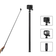 TELESIN 2.7M Carbon Fiber Ultra Long Selfie Stick for GoPro Hero 11 10 9 8 7 6 Insta360 ONE X DJI OSMO Action Camera Monopod