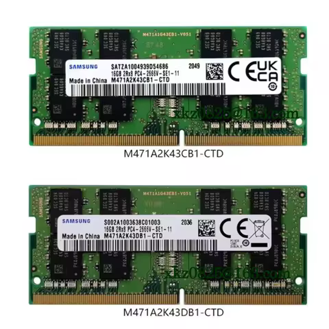 New Original DDR4 16G 2666MHz 2Rx8 PC4-2666V M471A2K43CB1-CTD M471A2K43DB1-CTD Notebook Memory Modul