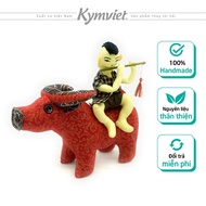 Buffalo Stuffed Toy & Shepherd KYMVIET Craft