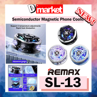 Remax SL-13 Phone Cooler Gaming Magnetic Cooling Fan RGB Light Semiconductor Magnetic Phone Cooler R