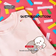MERAH PEACH GOMA TEE PNG02 SMALL LOGO _ CUTE T-SHIRT _ TSHIRT _ TUMBLR _ - 2/4/6/10th INFO, Pink