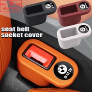 BMW Car Seat Belt Socket Protector Silicone Safety Belt Base Anti-scratch Cover Car Interior For Z4 