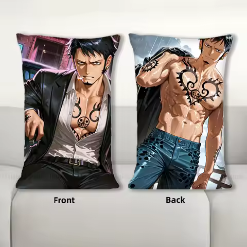 Dakimakura Anime Law ONE PIECE Body Pillow Cover Sofa Cushion Double-side Print Throw Pillow Case 40