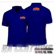 Rac T-SHIRT KTM RACING Collar T-SHIRT// KTM RACING POLO SHIRT KTM Automotive Collar SHIRT