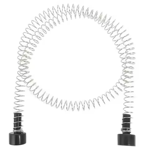 ABQR Zipline Spring Brake 165cm Stainless Steel Zip Line Spring Brake Heavy Duty Zipline Brake Speed