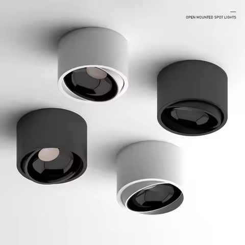 Surface-mounted downlights, anti-glare ultra-thin LED spotlights, living room ceiling lights, bedroo