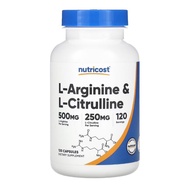 L-Arginine + L Citrulline 750mg, Capsules