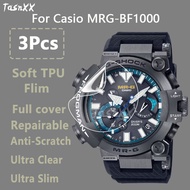 Ultra Clear Slim Screen Protector For Casio Frogman MRG-BF1000 Smart Watch Soft TPU Repairable Hydrogel Film -Not Tempered Glass