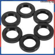 📦 6pcs Microphone Stand Nuts 5/8"-27 Black Aluminum Tripod Adapter Magaan Matibay na Thread Converte