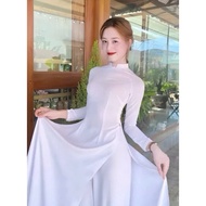 Square Neck Student Ao Dai (WITH BLACK PANTS)