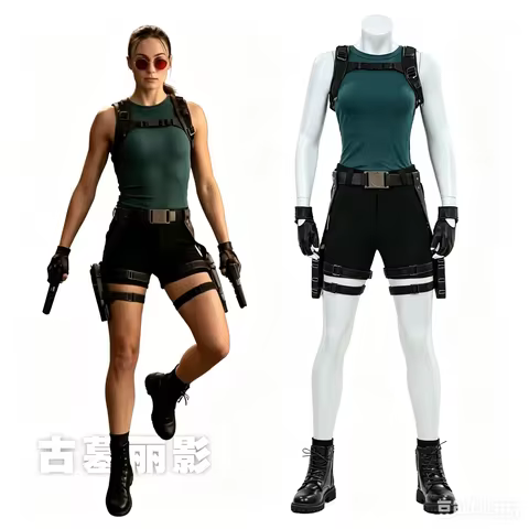 Tomb Raider Lara Croft Cosplay Costume Same game character, full set of cosplay for women NexoCospla
