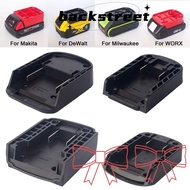 BACKSTREET Battery Connector, ABS Portable DIY Adapter, Durable Charging Head Shell for Makita/DeWalt/WORX/Milwaukee 18V Lithium Battery