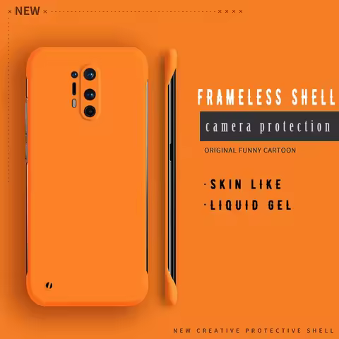 Multi Color Slim No Frame Phone Case For Oneplus 11 12 7 7T 8T 9 9R 9RT 8 9 10 Pro 8T 10R 10T Hard P