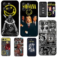Case For Motorola MOTO G15 G75 Case Soft Silicone Phone Cover Black Tpu Nirvana Kurt Cobain