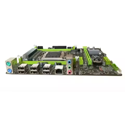 X79 Pro DDR3 Motherboard+ SATA Cable LGA 2011 Gigabit Network Card Supports E5 V1 V2 E5-2650 V2 2680