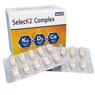 SelecK2 Complex 60's Tablet (Vitamin K2 + Vitamin D3 + Calcium Carbonate)