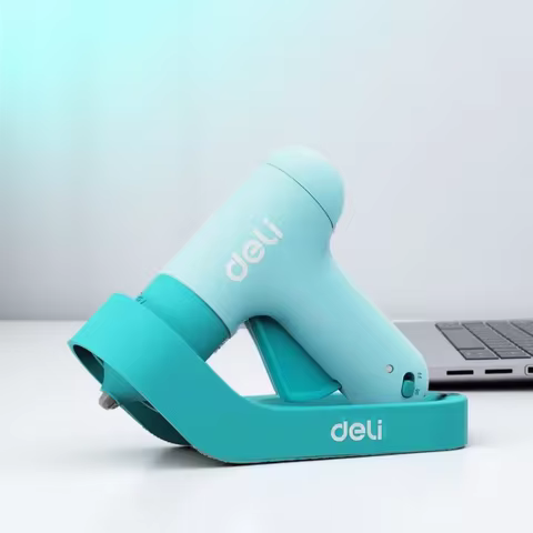 Deli Hot Melt Glue Gun 7MM Transparent Stick Mini Home Electric Heat Repair Tool with Special Glue S