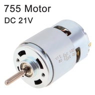 755 DC Motor 21V Universal Motor Replacement Parts for Lawn Mower, Rechargeable Lawn Mower Replaces 