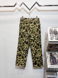 Carhartt WIP 卡哈特寬鬆3D數碼迷彩復古重磅工裝褲 男女同款