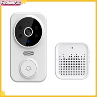 FA|  Video Visual Door Bell Wireless Door Bell Wireless Doorbell with High Resolution Camera and Two-way Audio Night Vision Security Doorbell for 2.4g Wifi Remote Video Visual