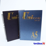 [Uni Paper] A5 5-Subject Ring Note Book 120's 80Gsm(S-6821)