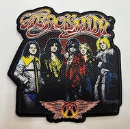 C&D Visionary Aerosmith Group Shot Patch, Black, Red