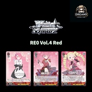 Weiss Schwarz Rezero Vol.4  Red Cards