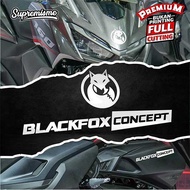 Black Fox Stickers Black Fox Concept Stickers Viral Black Fox Stickers Black Fox Glossy Waterproof M
