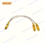 Rca male to 2 rca female jack rca female
