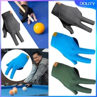 [dolity] 3 Finger Pool Glove Cue Glove Snooker Glove Quick Dry Anti-Switch Accessory