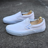 ส่งฟรี 27cm 42eu 9Us รองเท้า Vans Slip-On สี Blush Ivory Pre-owned Authentic