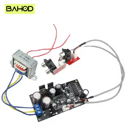 BAHOD Vinyl Phono Amplifier Preamplifier Board JRC2150BBE Vinyl Turntable MM MC Phonograph Singing T
