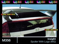 M356 Honda Insight Fiber Spoiler With Logo (Mugen) Body kit Bodykit