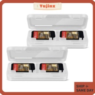 YUJINX Game Cartridge ,  4in1 Cartridge Shell, Retro Gamers Double-layer Cartridge Protective Housin